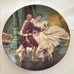 Decorative Plate: The King and I “ Shall We Dance?”
